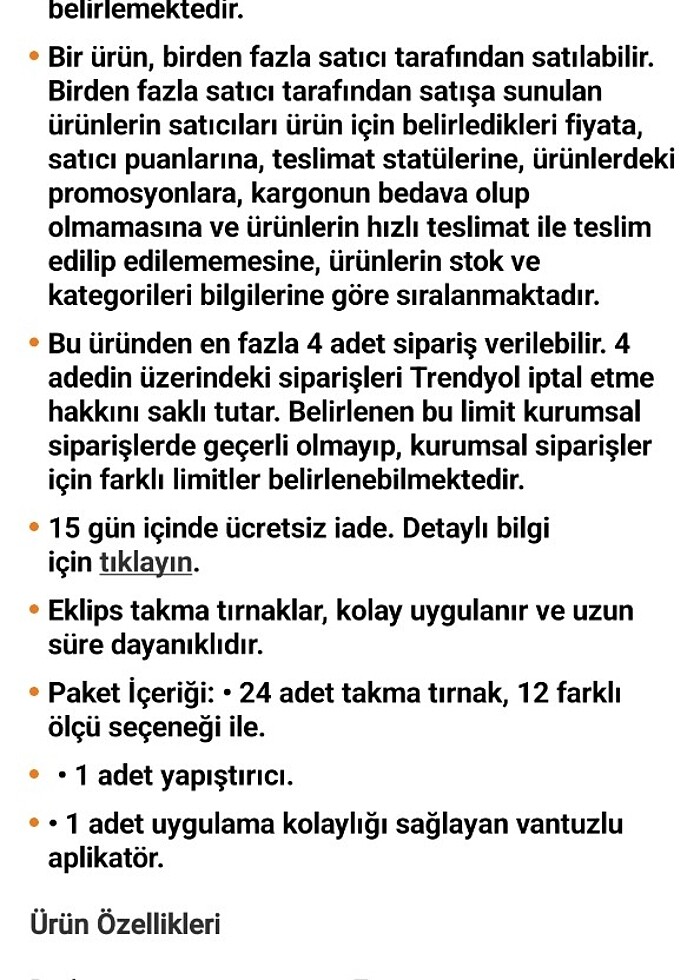 Eklips marka takma tirnak - Görsel 3