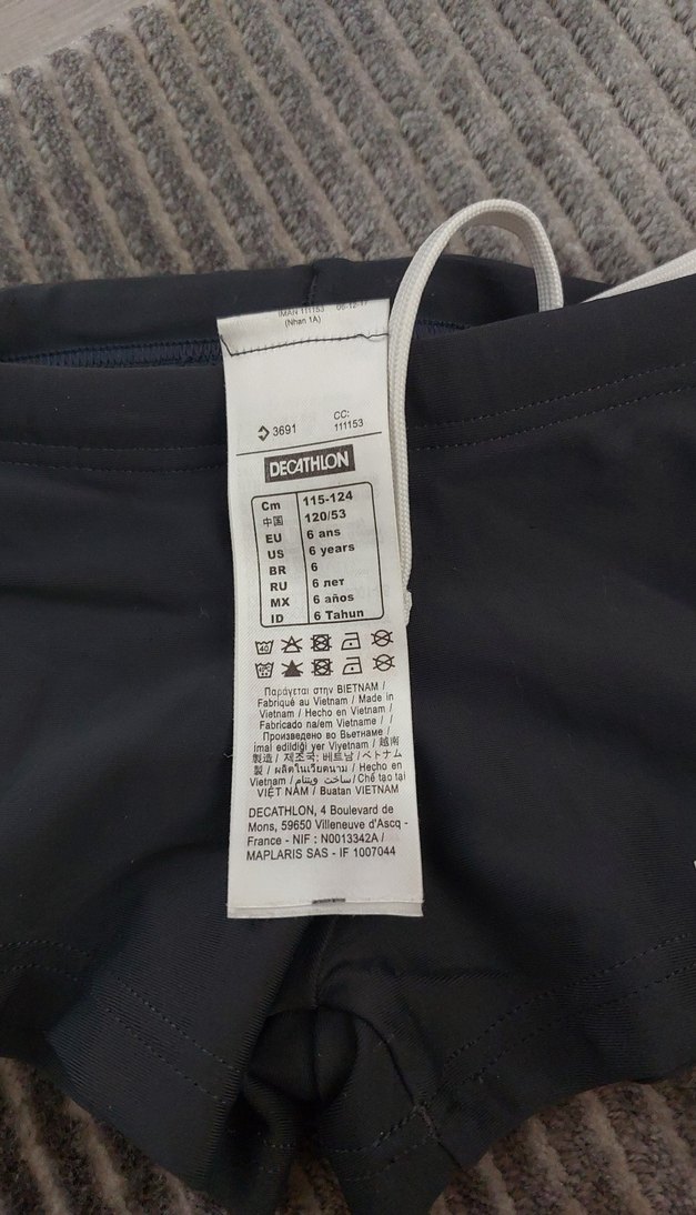 decatlon nabaiji marka cocuk yüzücü mayo - Görsel 2