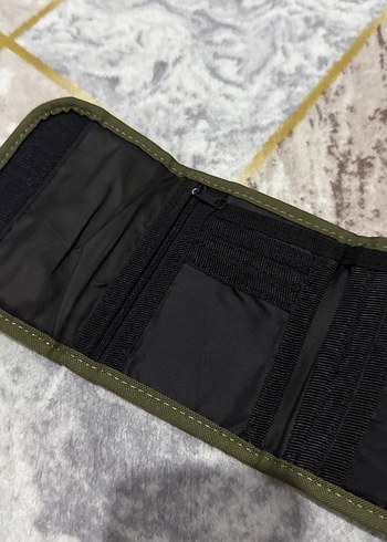 Çocuklar için Kamuflaj Desenli Khaki Cüzdan - Görsel 4