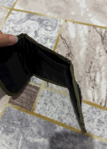 Çocuklar için Kamuflaj Desenli Khaki Cüzdan - Görsel 3