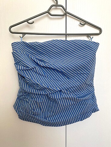 Zara straplez bluz