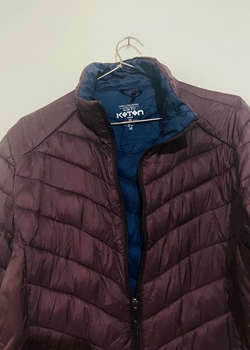 Bordo Fermuarlı Erkek  Mont - Görsel 3