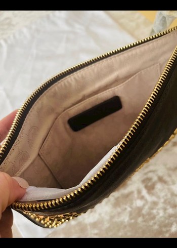 Michael Kors İşlemeli Deri Bohem Clutch - Görsel 3