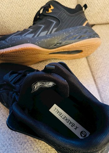 Siyah Spor Ayakkabı Velcro Detaylı basketbol - Görsel 2