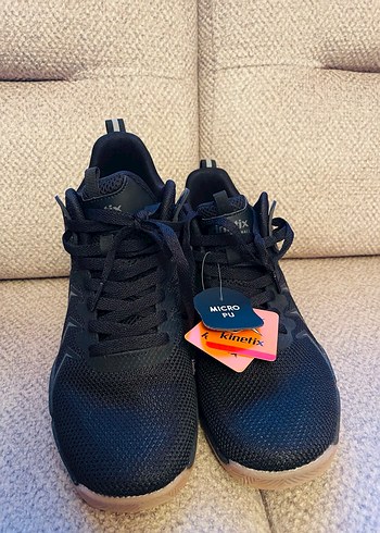 Siyah Spor Ayakkabı Velcro Detaylı basketbol - Görsel 5