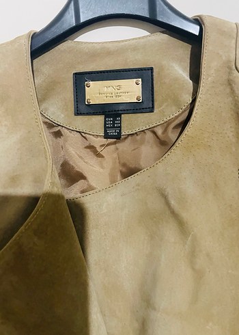 Kahverengi Süet Kadın Deri Ceket - Görsel 3