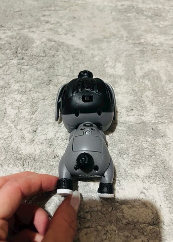 Gri Sevimli Köpek Figür Oyuncak LoL bebek - Görsel 3