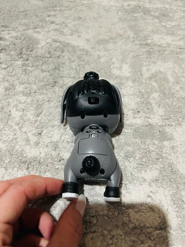 Gri Sevimli Köpek Figür Oyuncak LoL bebek - Görsel 3