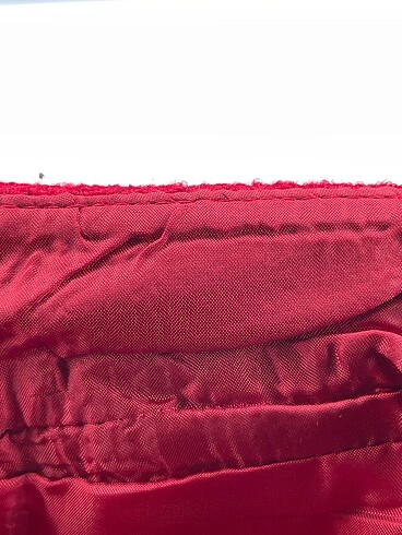 universal Beden kırmızı Renk Koton Mini Etek %70 İndirimli.
