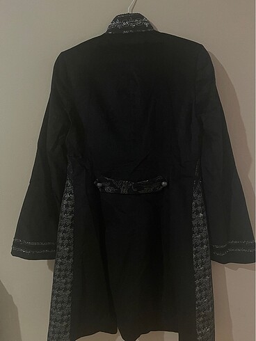 42 Beden siyah Renk Kadife kaftan