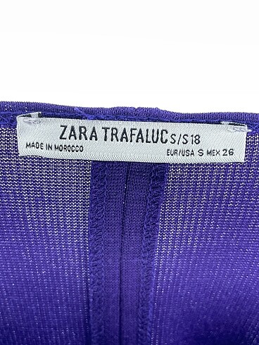 s Beden mor Renk Zara Kısa Elbise %70 İndirimli.