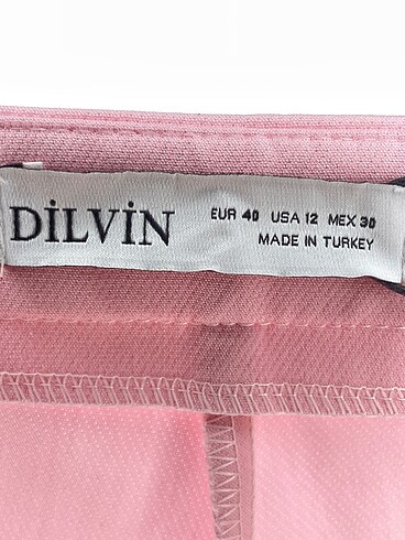 40 Beden pembe Renk Dilvin Kumaş Pantolon %70 İndirimli.