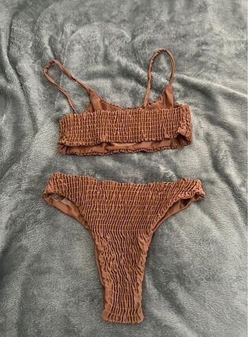 H&M Tatlı kahve rengi bikini süper