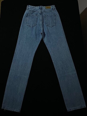34 Beden mavi Renk Stradivarius straight fit jean