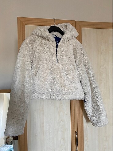P&B kürklü kısa Sweatshirt