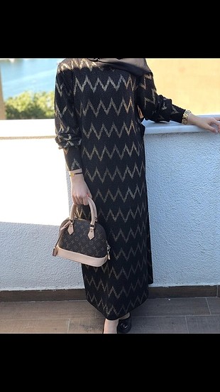 simli elbise