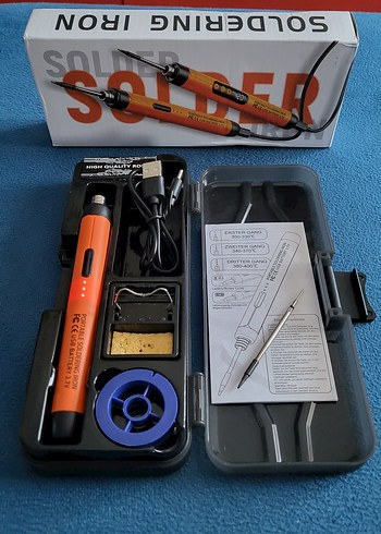 SOLDER Şarjlı Sıcak LEHİM SETİ
