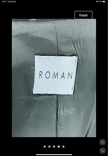 m Beden haki Renk Roman marka Haki ceket