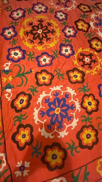 Beden çeşitli Renk Antika Suzani Koktuk , yatak örtüsü