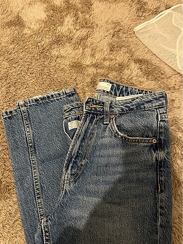 xs Beden bershka mom jean