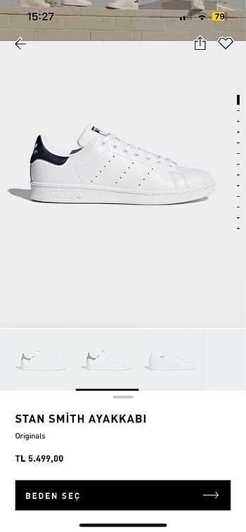 Orijinal adidas stan smith