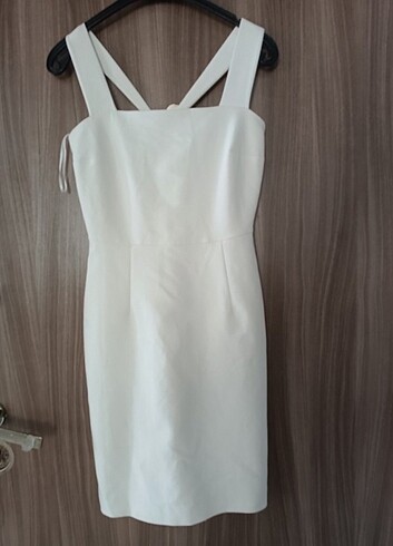 Adil Işık Adl klasik beyaz elbise