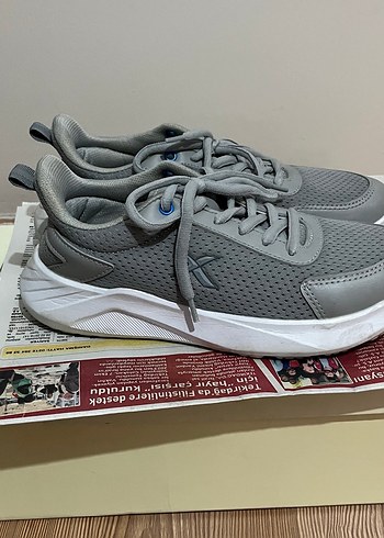 36 Beden Kinetik Gri Spor Kadın Sneaker