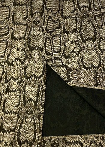 Yılan Desenli Midi ZARA Etek - Görsel 2