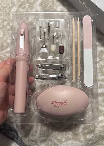 Pastel Pembe Tırnak Bakım Seti - Görsel 2