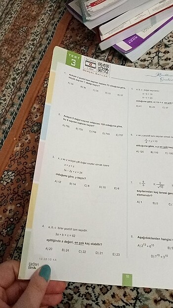  Beden Renk TYT Matematik Soru Bankası