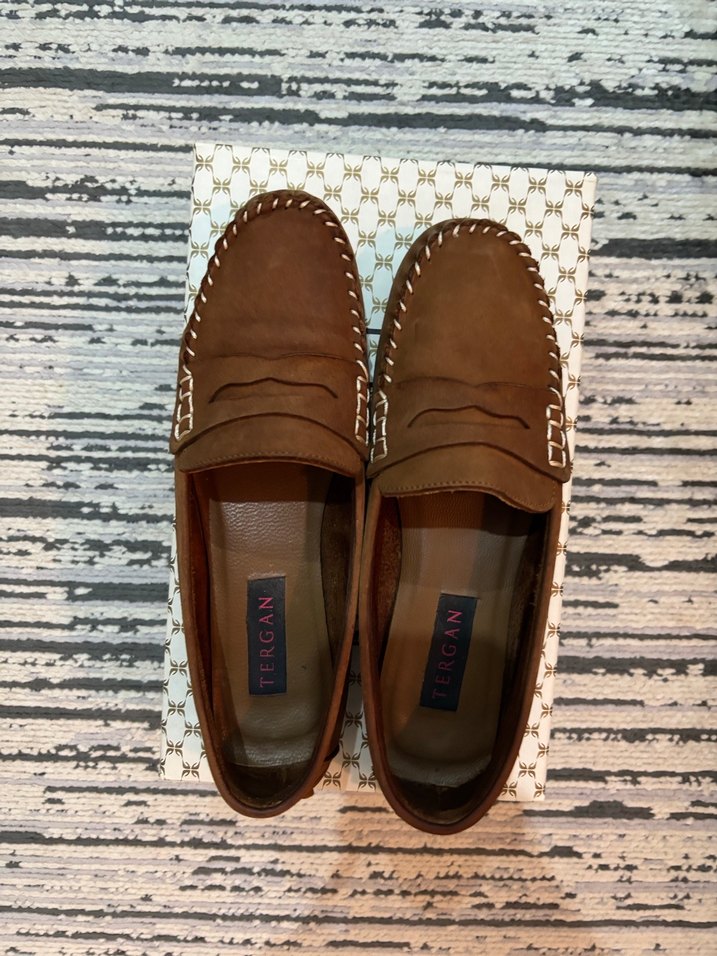 Taba Kahverengi Süet Loafer - Görsel 2