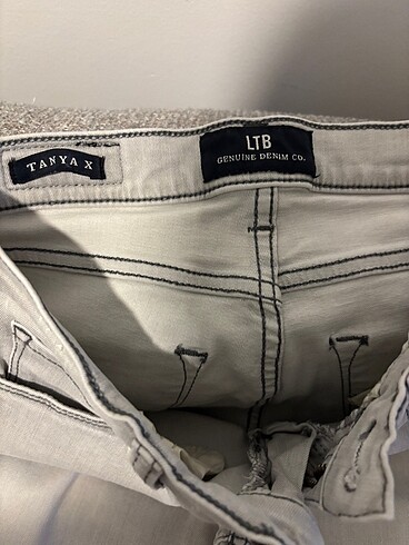 LTB Ltb marka jean. Açık gri renk. 25 beden.