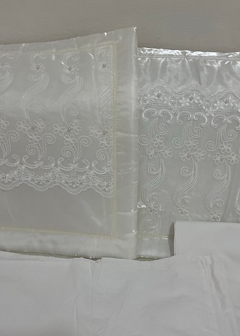 İşlemeli yatak örtüsü - Görsel 5