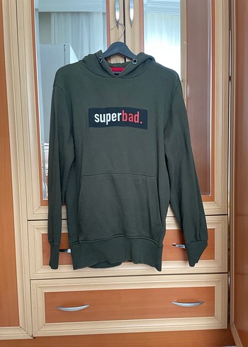 Erkek Kapüşonlu Sweatshirt Superbad Baskılı - Görsel 6