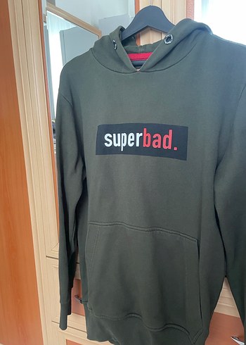 Erkek Kapüşonlu Sweatshirt Superbad Baskılı - Görsel 3