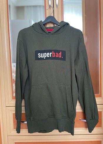 Erkek Kapüşonlu Sweatshirt Superbad Baskılı - Görsel 4