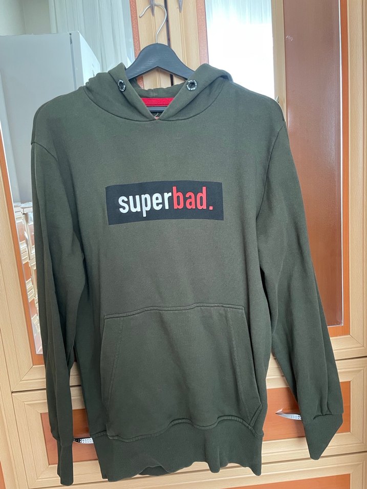 Erkek Kapüşonlu Sweatshirt Superbad Baskılı - Görsel 2
