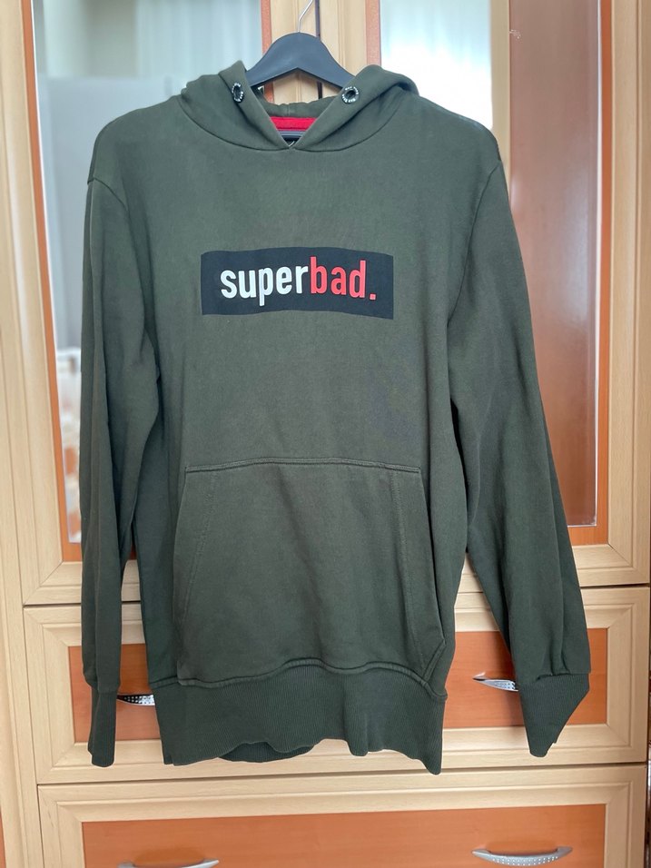 Erkek Kapüşonlu Sweatshirt Superbad Baskılı - Görsel 5