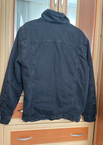 Düğmeli Siyah Denim Erkek  Ceket - Görsel 15