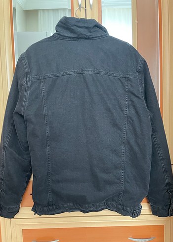 Düğmeli Siyah Denim Erkek  Ceket - Görsel 14