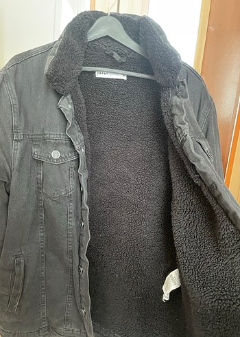 Düğmeli Siyah Denim Erkek  Ceket - Görsel 11