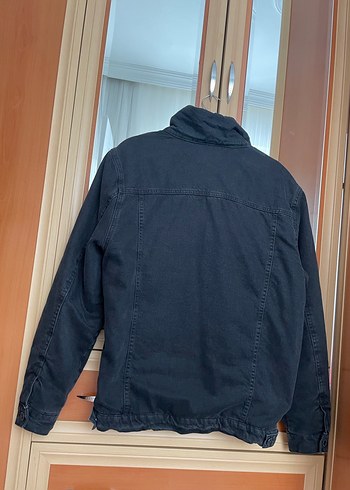 Düğmeli Siyah Denim Erkek  Ceket - Görsel 17