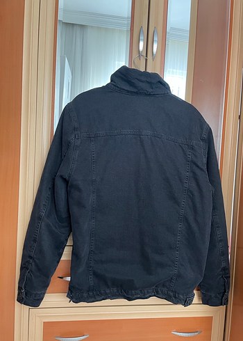 Düğmeli Siyah Denim Erkek  Ceket - Görsel 16