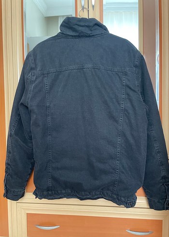 Düğmeli Siyah Denim Erkek  Ceket - Görsel 19
