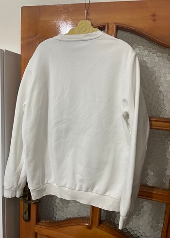 AVVA Beyaz  Bisiklet Yaka Sweatshirt - Görsel 10