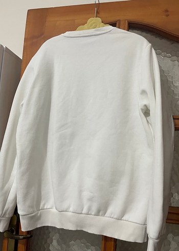 AVVA Beyaz  Bisiklet Yaka Sweatshirt - Görsel 7