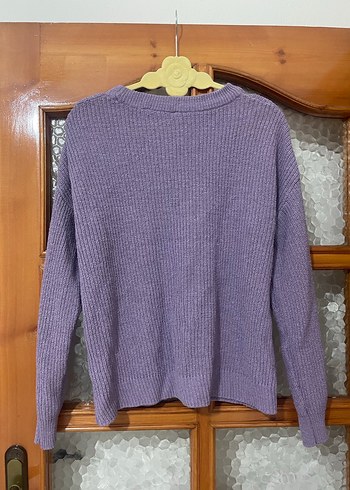 Mor Triko Kadın Kazak - Görsel 5