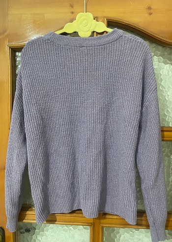 Mor Triko Kadın Kazak - Görsel 11