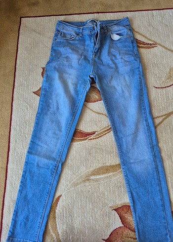 Kadın Mavi Denim Regular Fit Jean