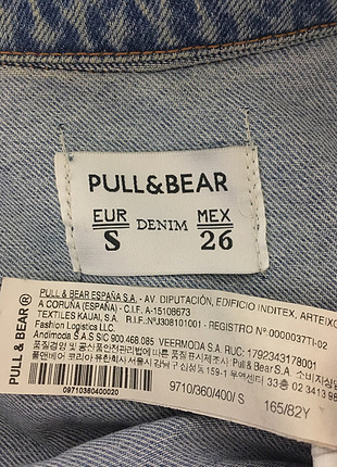 s Beden Pull&Bear Denim Ceket